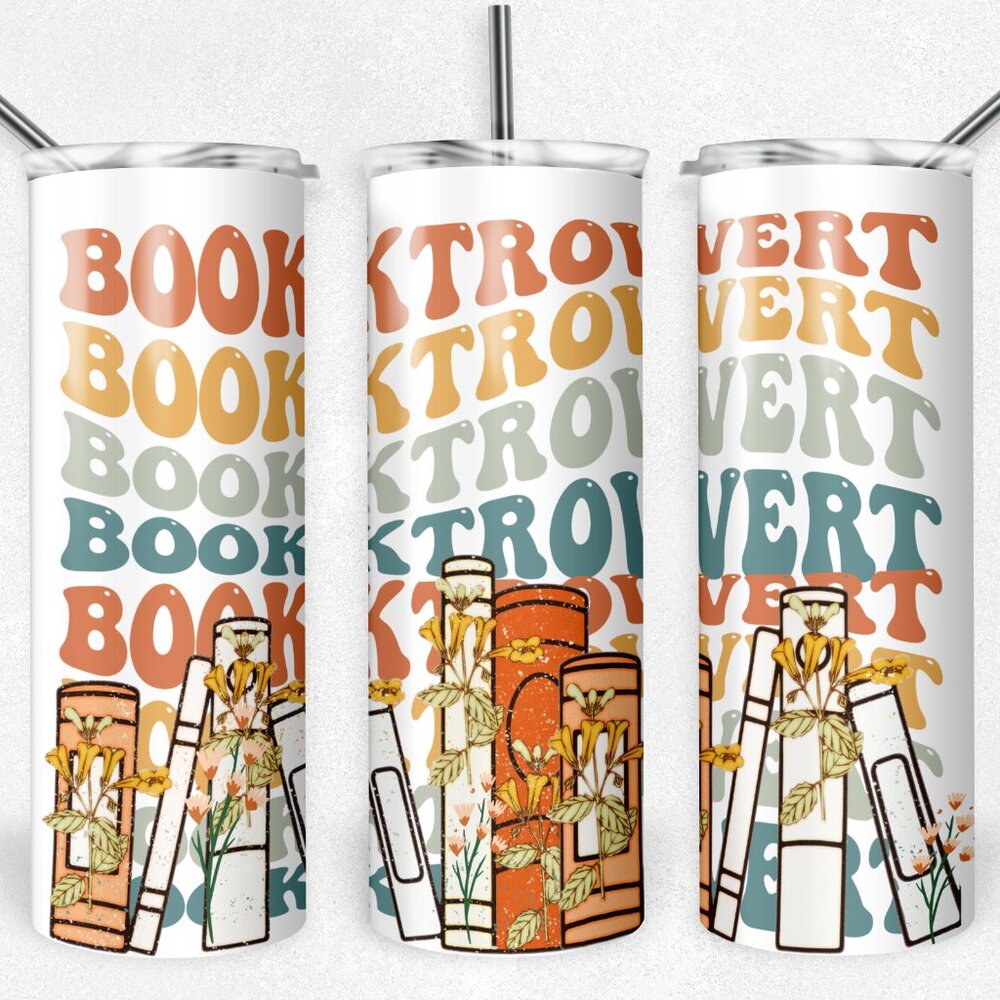Booktrovert Metal Insulated tumbler